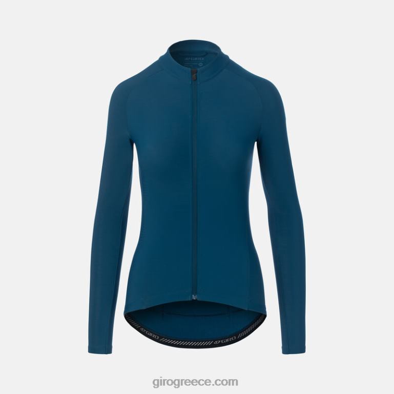 Giro λιμάνι μπλε γυναίκες chrono thermal ls jersey P42N81247